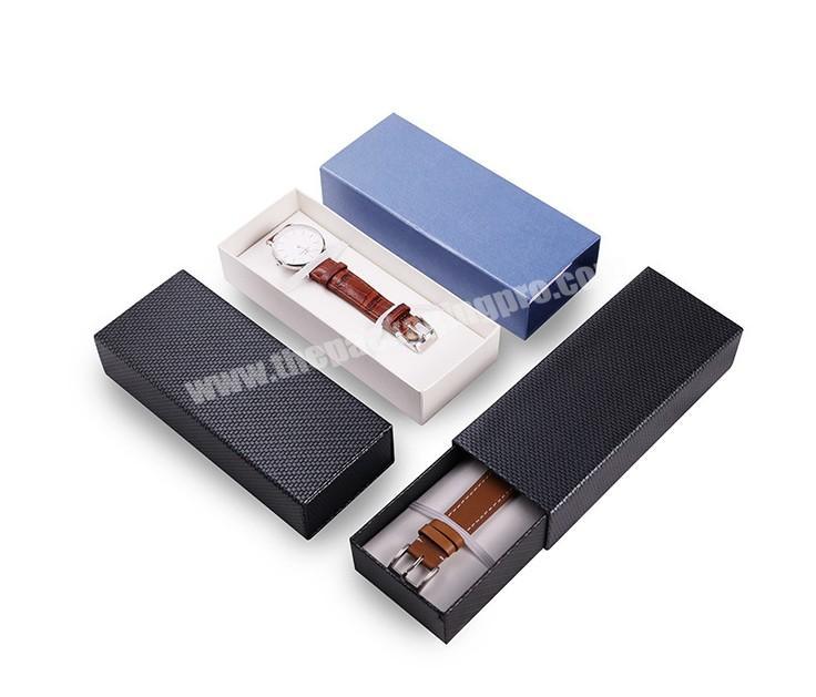 Amazon Top Seller Drawer Type Paper Watch Strap Packaging Box with Custom Logo
