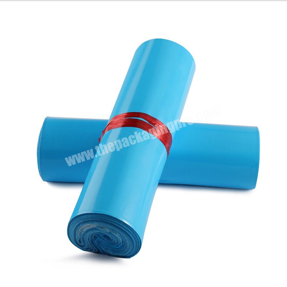 Antifouling custom printing strong adhesive blue poly mailer mailing bags