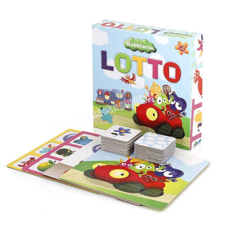 Baby Learning Game Card Printing Memory Card Game