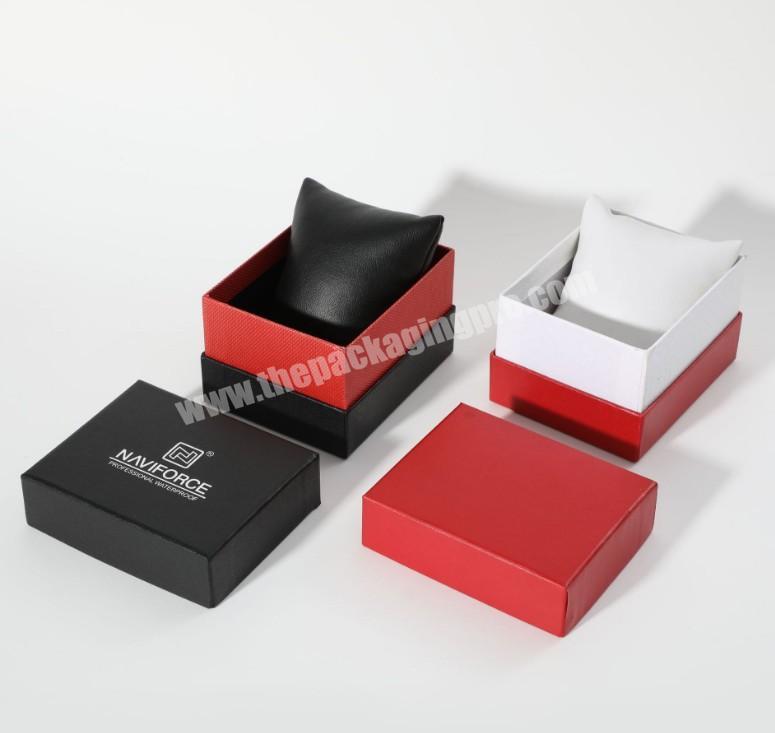 Best Selling Black Paper Organizer Watch Display Strap Storage Packaging Gift Box Watch Box Custom Logo