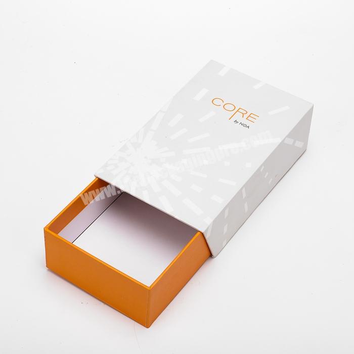 Bio degradable Sliding Earphone Packaging Headset Slide Drawer Gift Box Electronics Pull Out Box Packaging