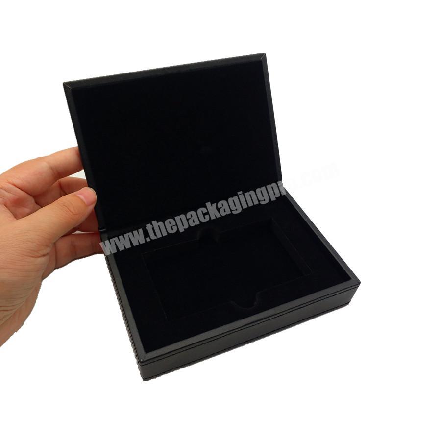 Book Shaped Cardboard Jewelry Boxes Wholesale Magnetic PU Leather Packaging Box Foldable Jewelry Box