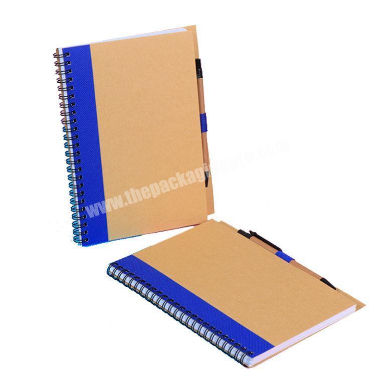 Brothersbox Factory Custom Eco Spiral Notebook with Pen
