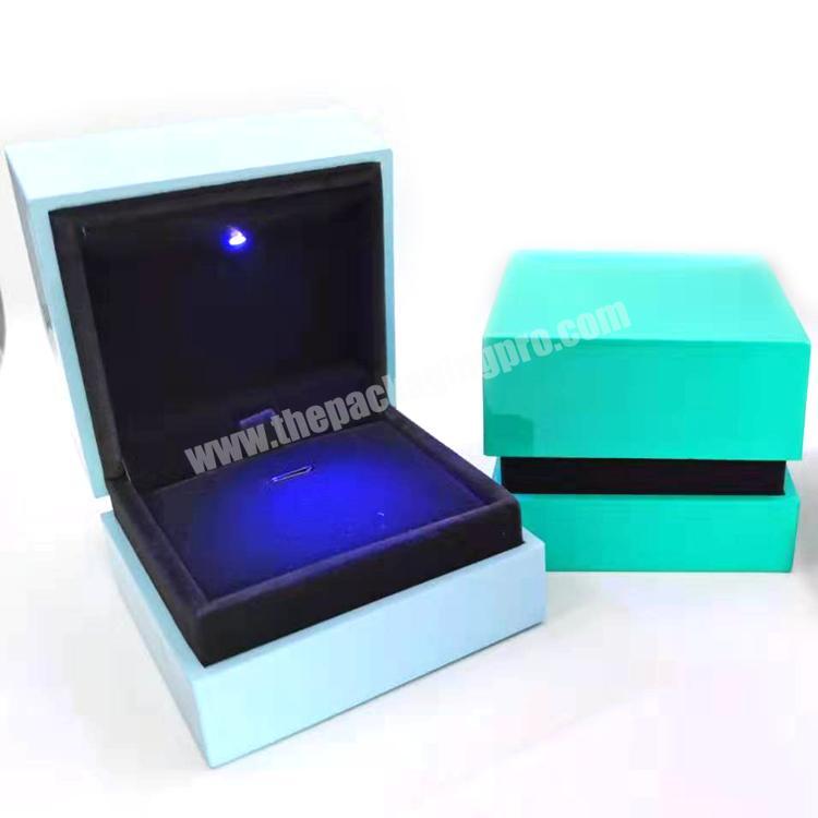 Brothersbox Professional custom luxury plastic jewellery boxes led jewelry box
