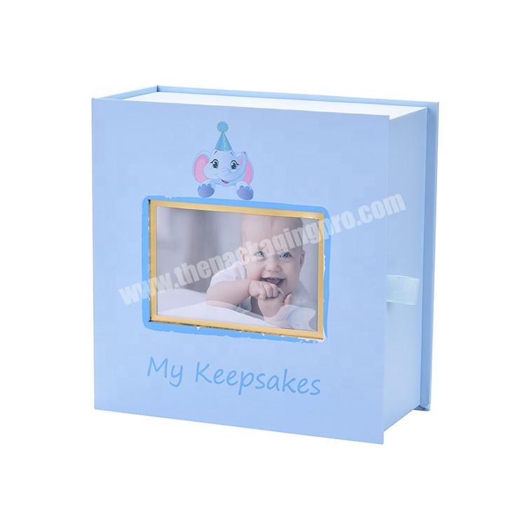 Cardboard Baby Memory Keepsake Box Frame