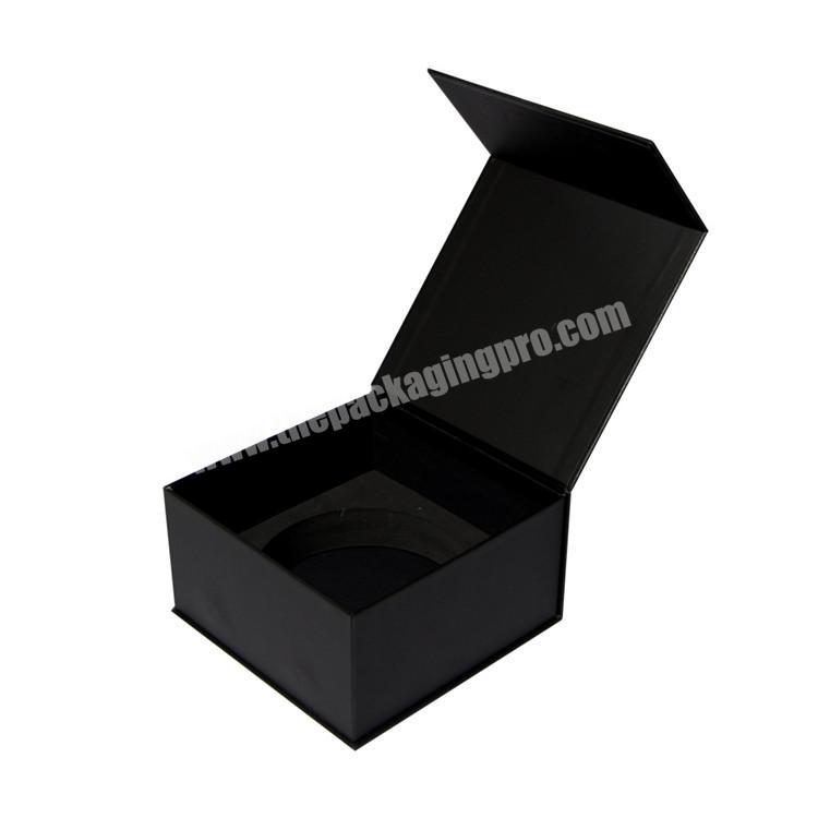 Cardboard Magnetic Empty Black Shoes Box Packaging Boxes Magnet With Custom Logo