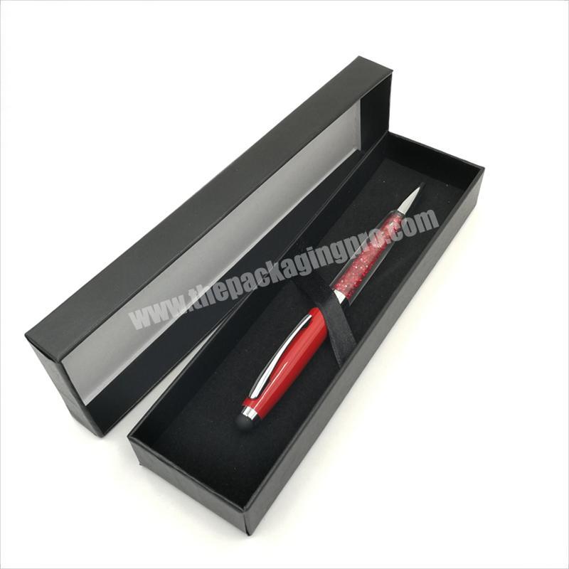 Cheap Black Cardboard Packaging Pen Paper Box