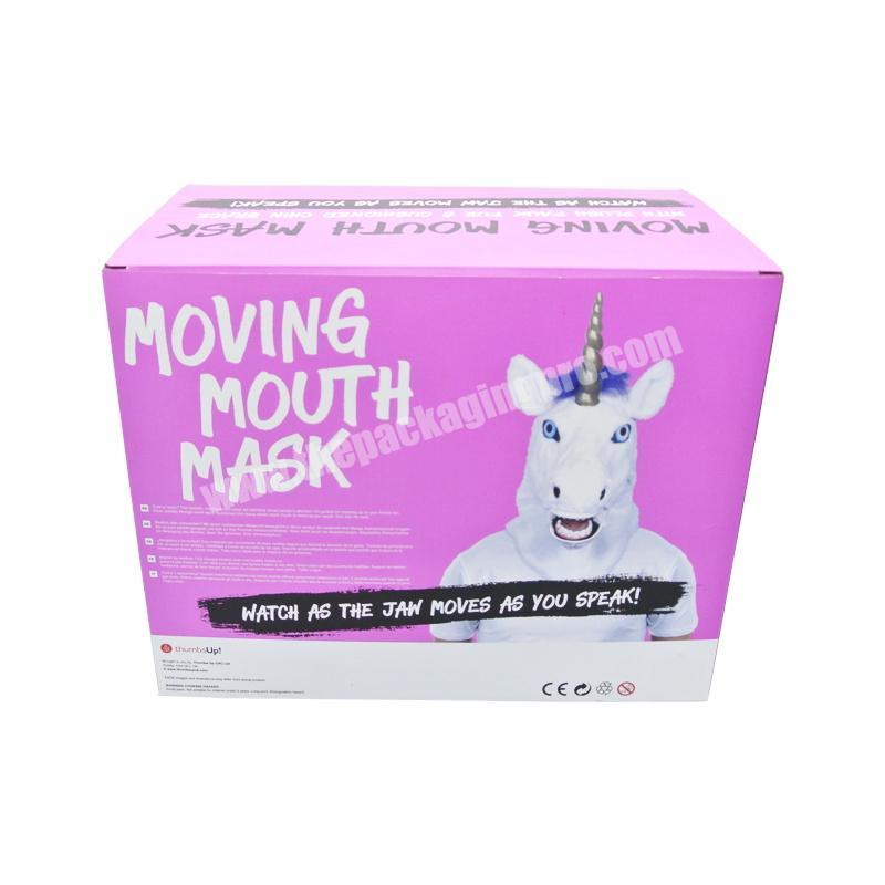 Cheap Surprise Prank Box In Box Christmas Unicorn Mask Photo Gift Card