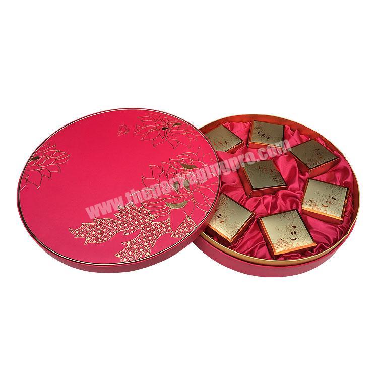 China Supplier Wholesale Custom Paper Round Gift Packaging Box Wedding