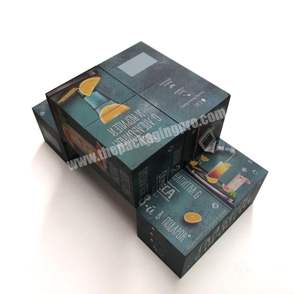 Chinese OEM Foldable Photo Magic puzzle Cube 5x5 custom