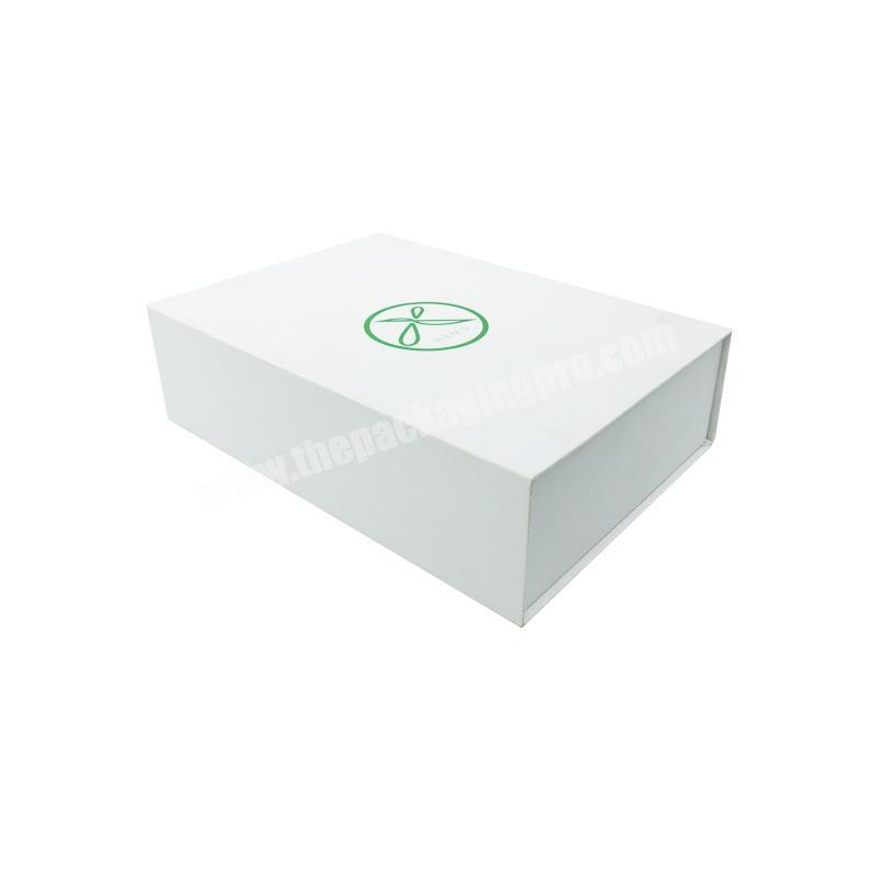 Color printed rigid  paper flap lid packaging cardboard  custom magnetic closure gift box