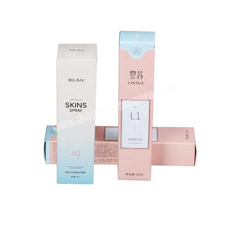 Custom 100ml Cosmetic Caja Para Perfume Packaging Beard Oil Boxes for Essentials Oils Soft Bottle Box
