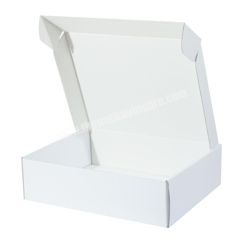 Custom Care Package Corrugated Book Mailer Personalized logo Small Packing Material Cardboard Shipping Box for clothes