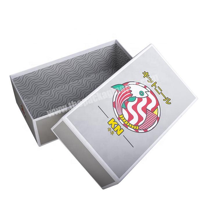 Custom Colorful Cartoon Packaging Paper Gift Box Lid And Base Packaging Gift Box