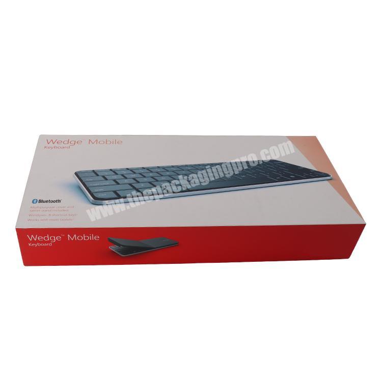 Custom Design Mini Wireless Keyboard Mouse Christmas Box For Pad Packaging