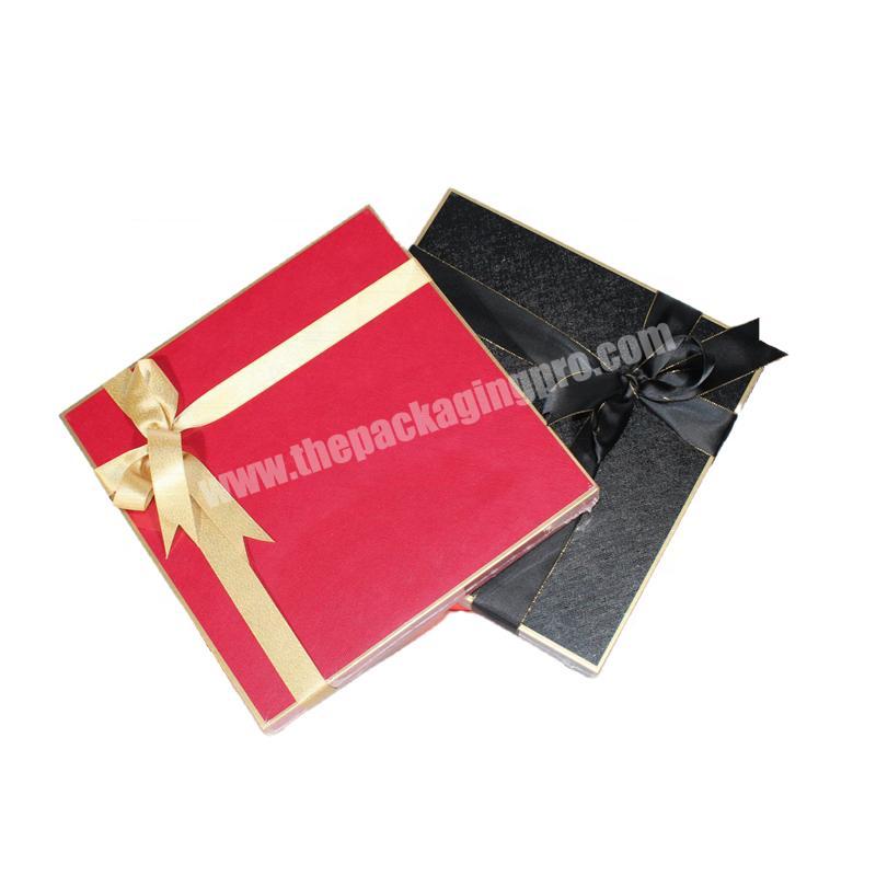 Custom Design Paper Chocolate Gift Box Packaging  Gift Packing Boxes with Ribbon for Valentine's