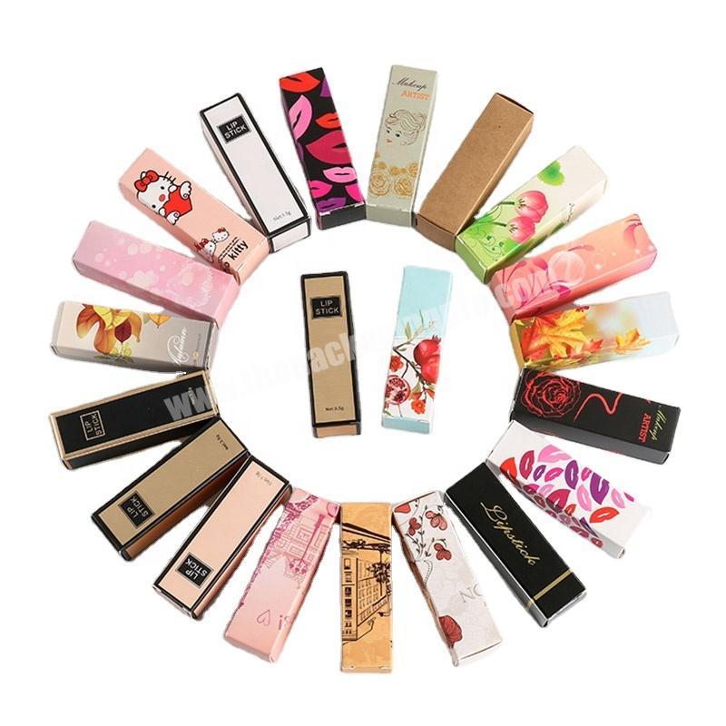 Custom Design Printed Lip Kit Box of Lip Cute Packaging for Lip Gloss