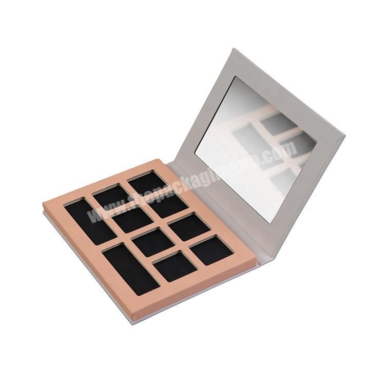 Custom Empty Beauty Makeup Eyeshadow Palette Cheap Cardboard Box Foldable Gift Packaging