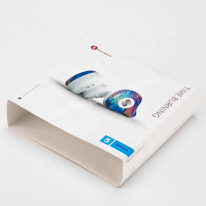 Custom Full Color Printed Cardboard Box Sliding Sleeves Spot UV Glossy Logo Flat Paper Packaging Sleeve