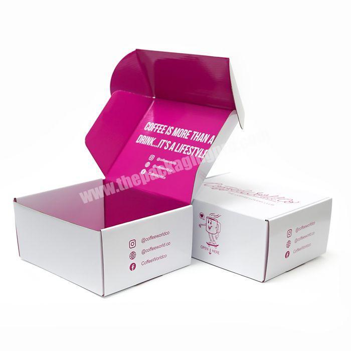 Custom Hard Large Small Color Printed Paper Cardboard Mailing Express Box Gift Mailer Box For Shipping Packaging
