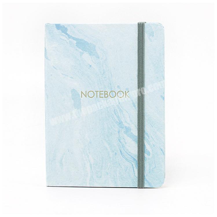 Custom Hard and Soft Marble Cover Planner School Print Notebook for Student