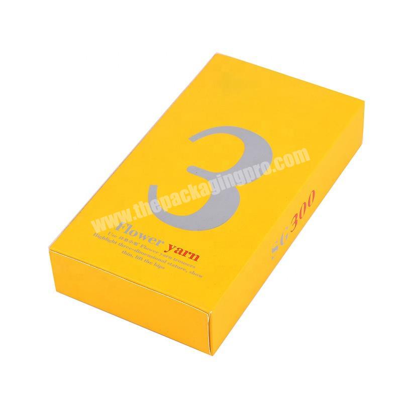 Custom Logo Cardboard Paper Sliding Drawer Gift Box For Sock Underwear Packaging