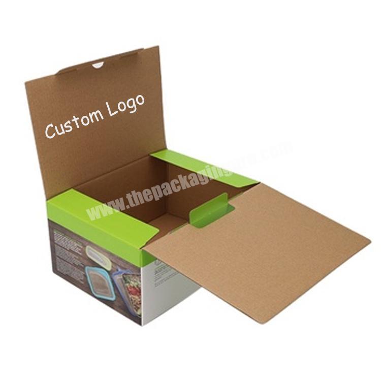 Custom Logo Eco Corrugated Cardboard Paper Large Packaging Shipping Mailer Box