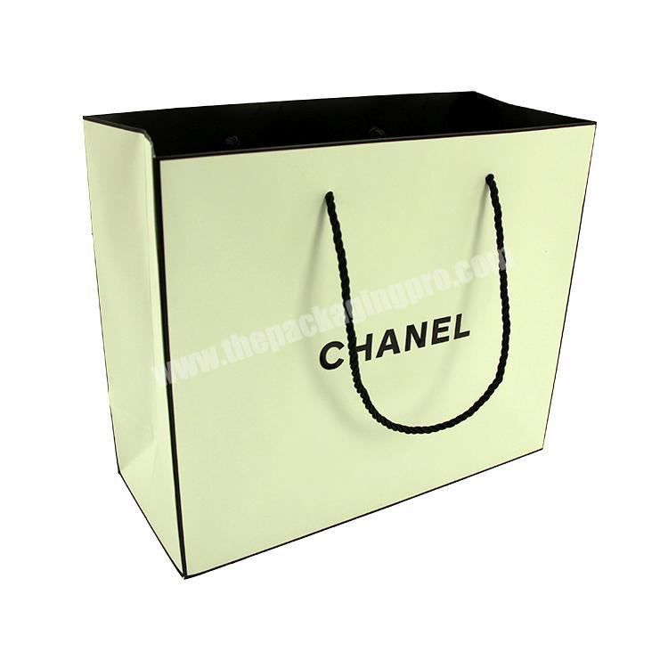 Custom Logo Large Luxury Packaging Promotional Eco Friendly White Shopping Gift Paper Bags
