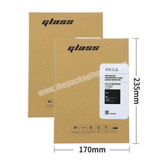 Custom Logo Pad Case Packaging Box For  ipad screen protector packaging box