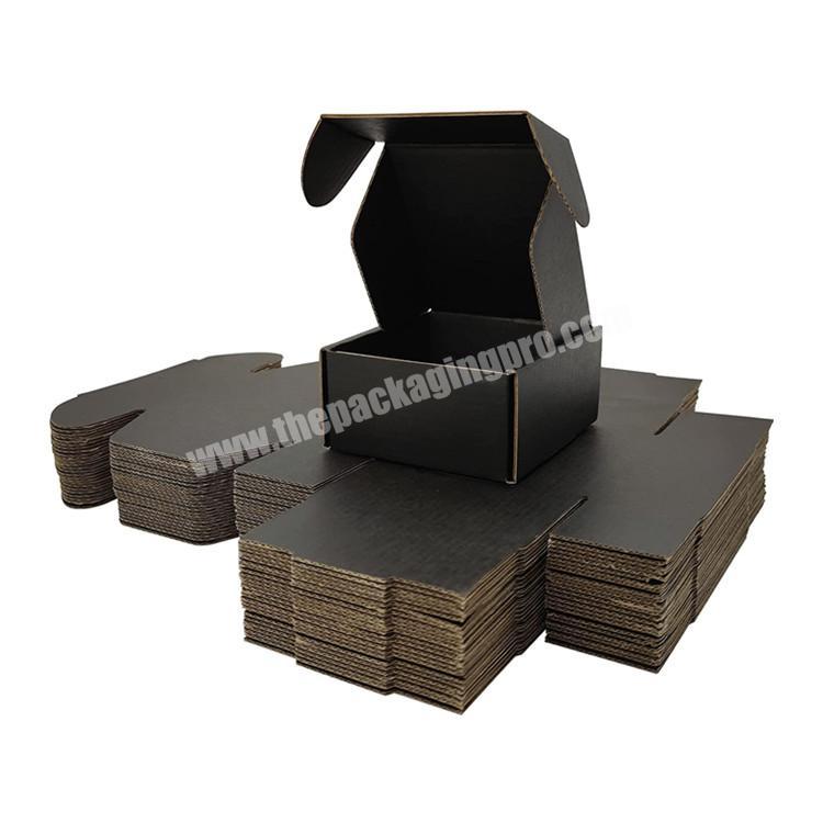 Custom Luxury Black Cardboard Shipping Printing Boxes