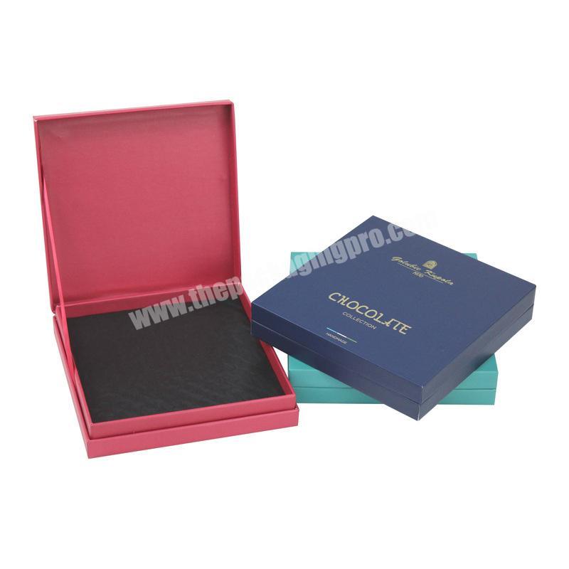 Custom Luxury Chocolate Flip Packaging Box Luxury Chocolate Bar Gift Box