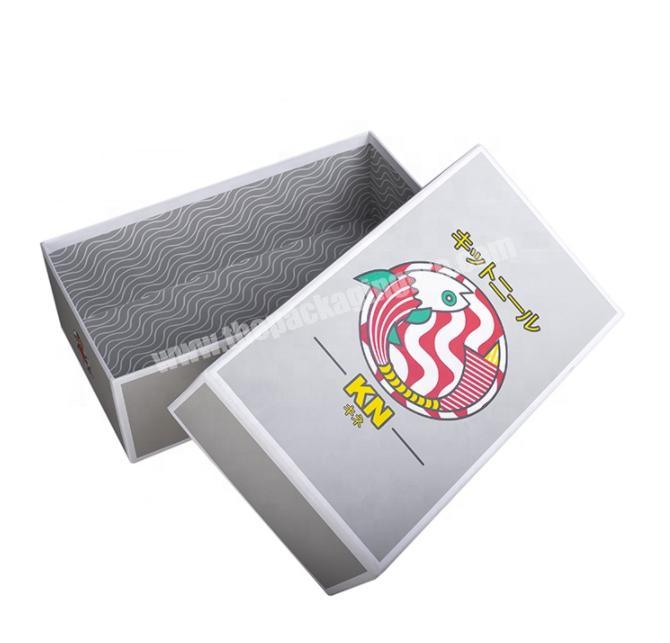 Custom Luxury Rigid Cardboard Gift Lid And Base Paper Box Gift Packaging Box