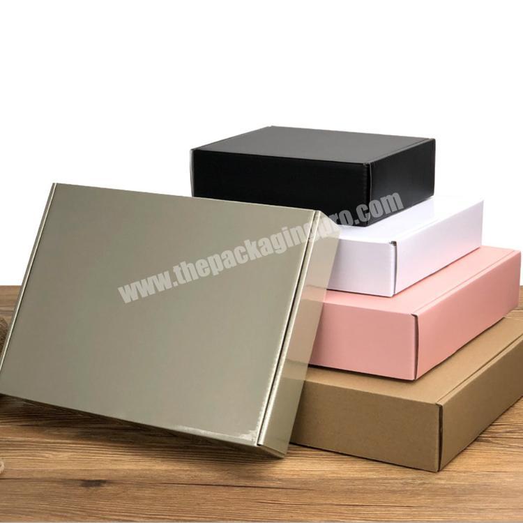 Custom Printed Cardboard Mailer Clothing Packaging Shipping Shoe Box White Corrugated Cardboard Box