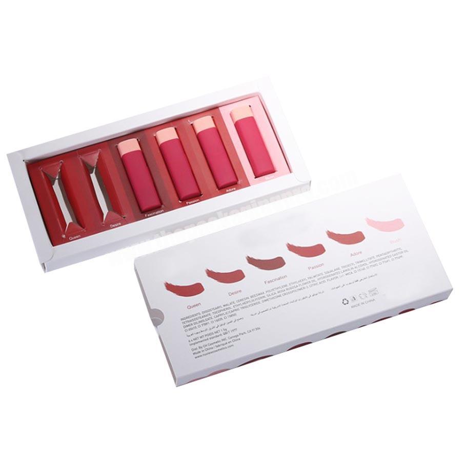 Custom Printing Cardboard Drawer Lipstick Set Box