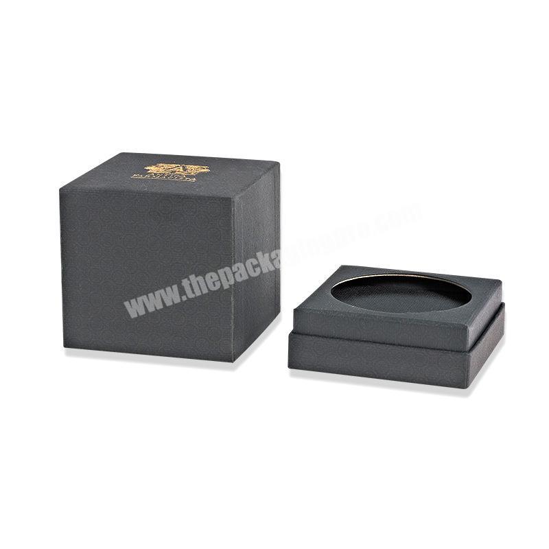 Custom Votive Empty Black Gift Candle Jar Luxury Box Packaging