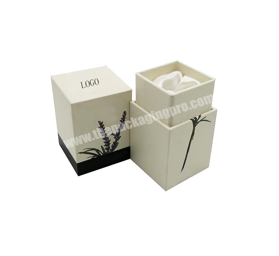 Custom White Cardboard Cosmetic Packaging Boxes Perfume Box Essential Oil box