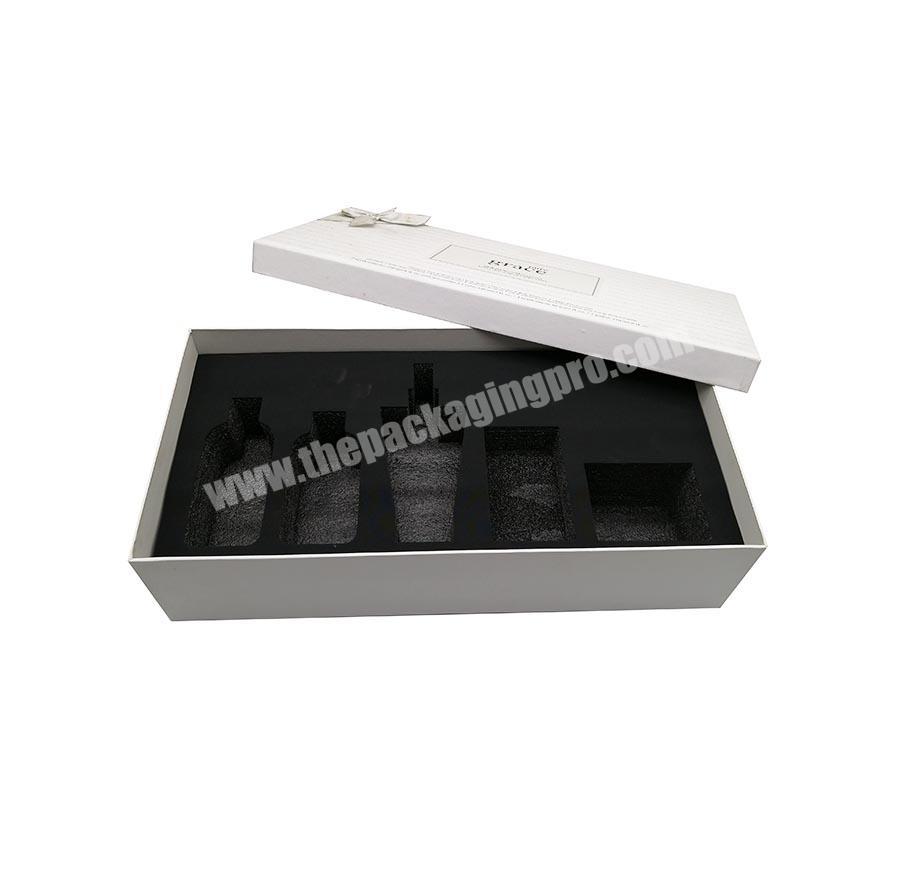 Custom White Printing Cardboard EVA Insert Cosmetic Box