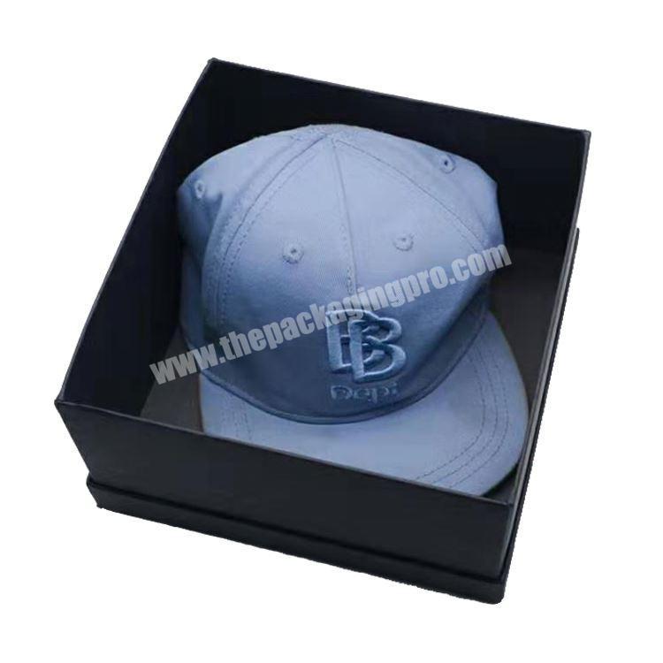 Custom cardboard package luxury hat packaging gift snapback baseball hat box