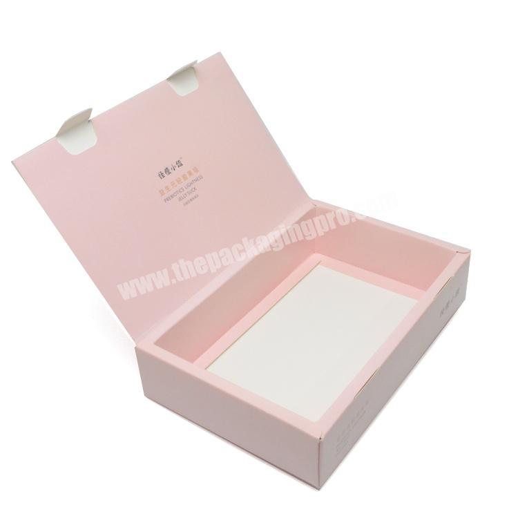 Custom carton personalizada mailer clothes personalized small pink  shipping boxes