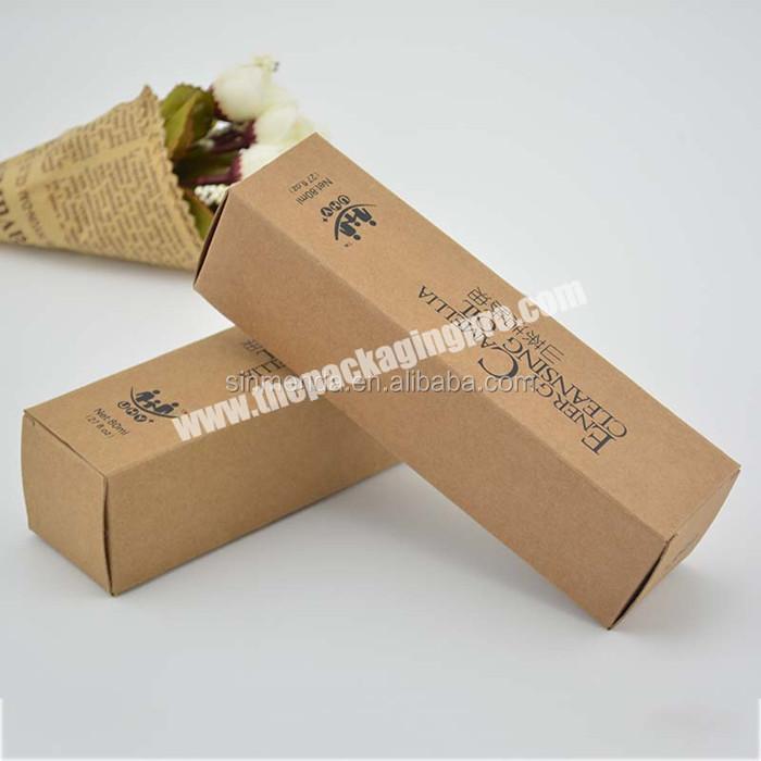 Custom Logo Printed small kraft paper packaging box cosmetic packaging box kraft paper boxes for gift