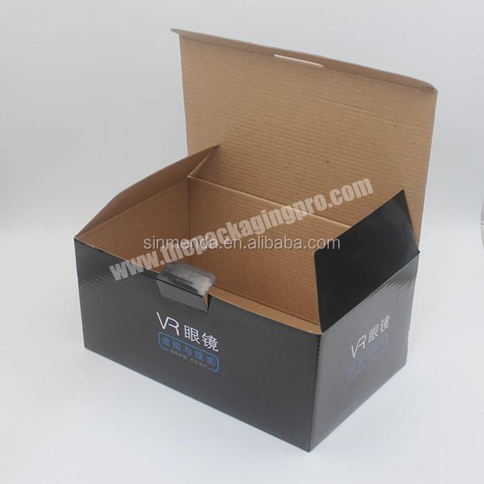 Custom high quality paper cardboard sunglass  VR glass packaging shipping box