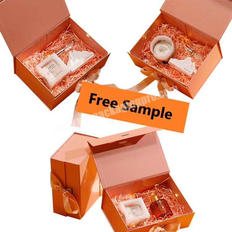 Custom perfume flap combination lipstick  packaging box set