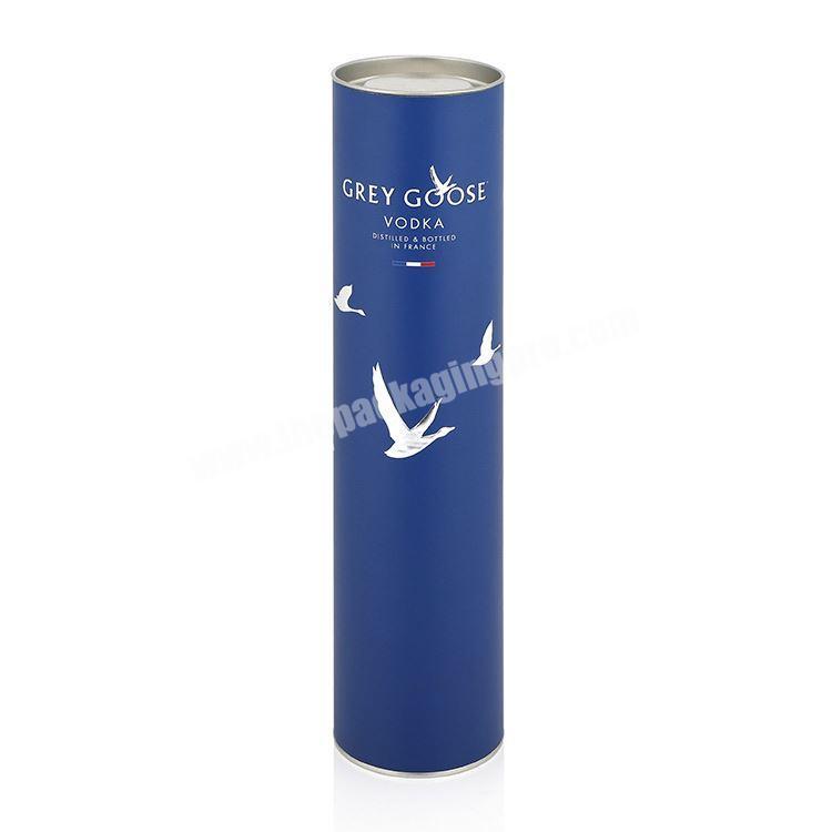 Custom printed biodegradable shuttlecock cylinder paper round cardboard tube packaging box
