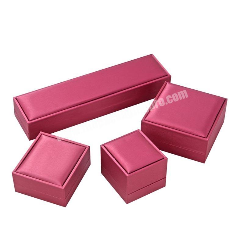 Customized Leatherette Jewelry Packaging Box Logo And Set Luxury