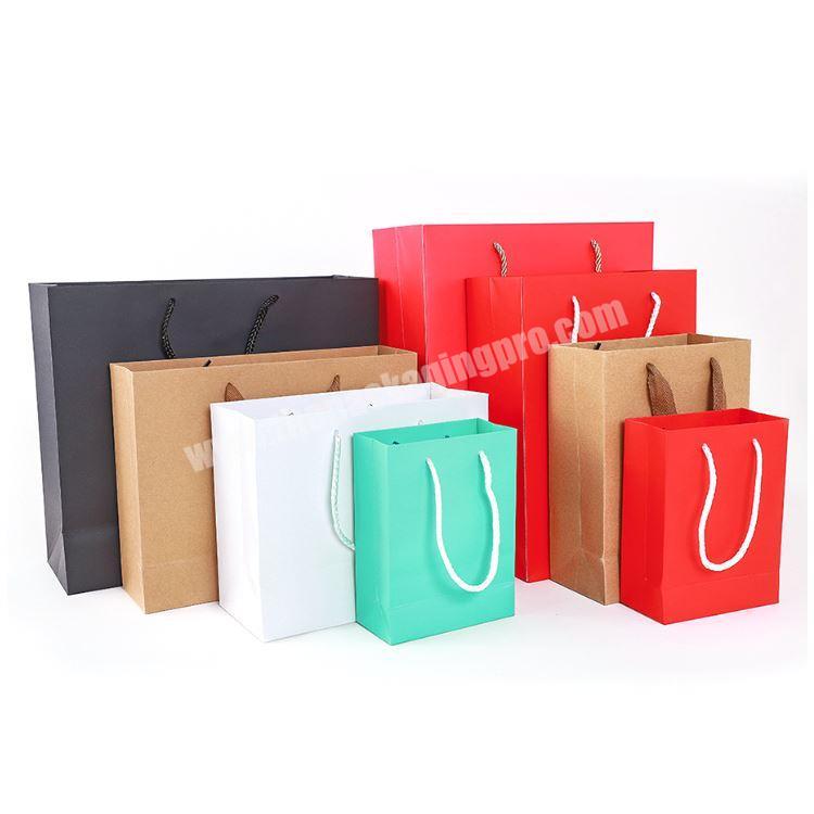 Customized cheap custom wholesales logo printed packaging paper gift bag