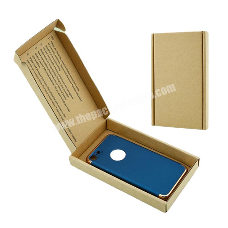 Customized luxury mobile phone case packaging boxenvironmentally friendly biodegradable material