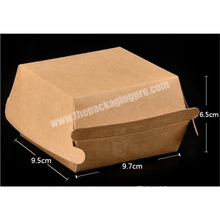 Different Designs Hard Paper Burger Box