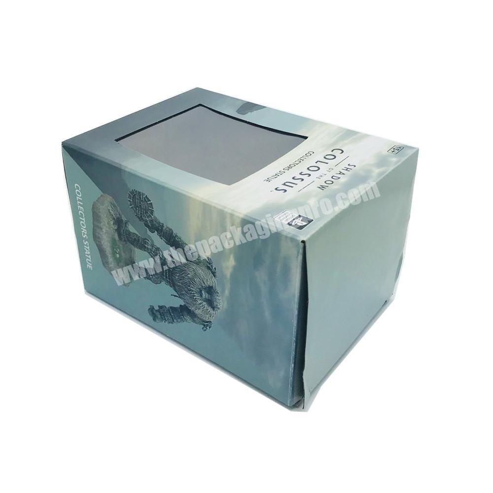 Display Empty logo  Printing White Paper Foldable Handles Biodegradable Carton Box