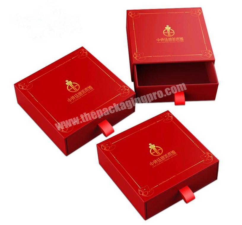 Dongguan Factory Custom Logo Eco-friendly Paper Jewelry Box with Drawer