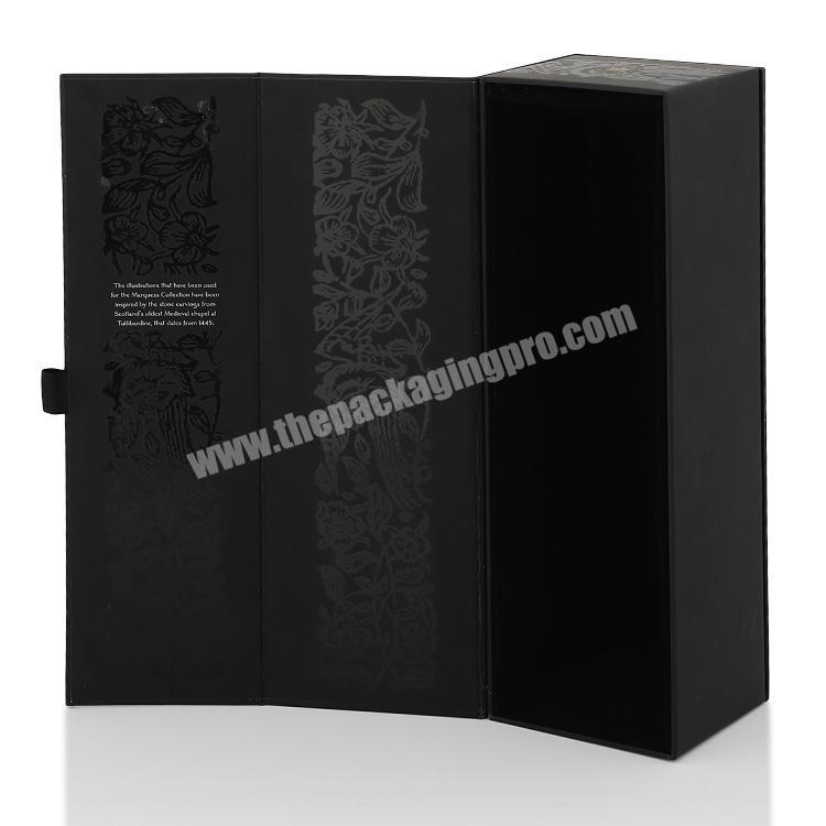 Dongguan factory luxury Custom Printed cardboard wine Gift Paper Box